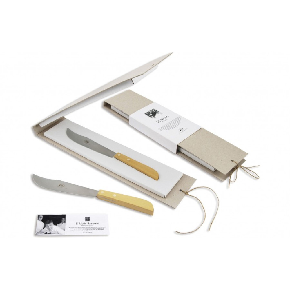 Berti - Coltello speck manico in bosso "Da Tavola"