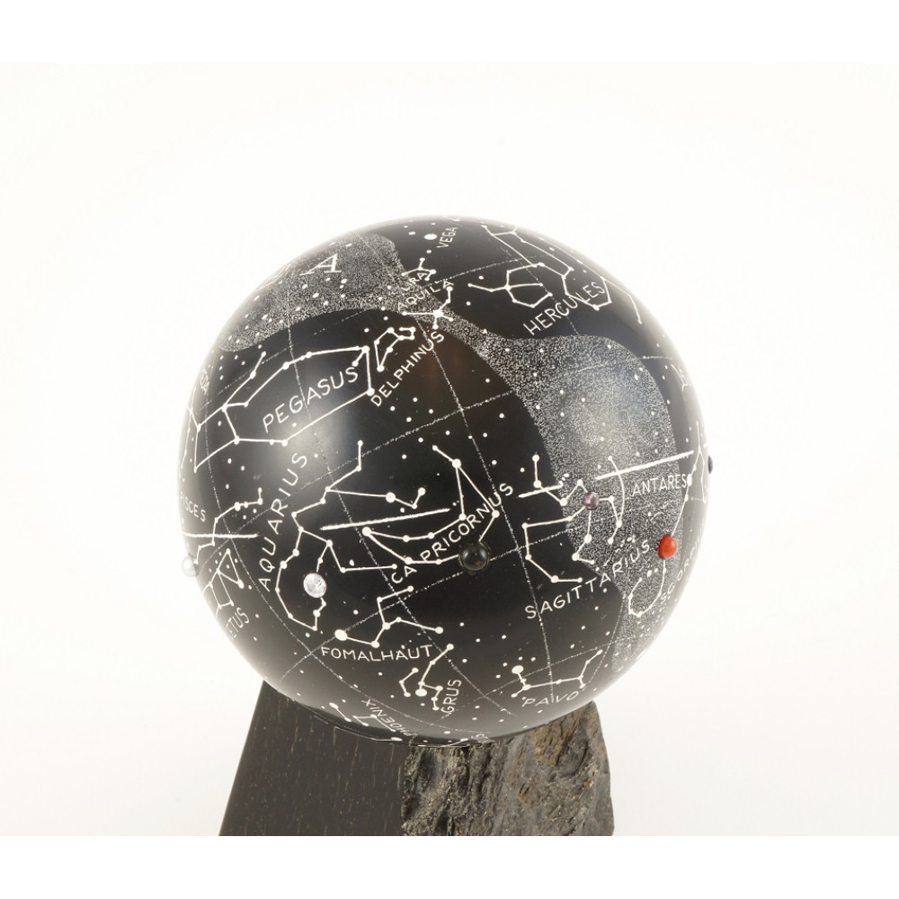 Sfera in giaietto "Costellazioni" diam. 8 cm