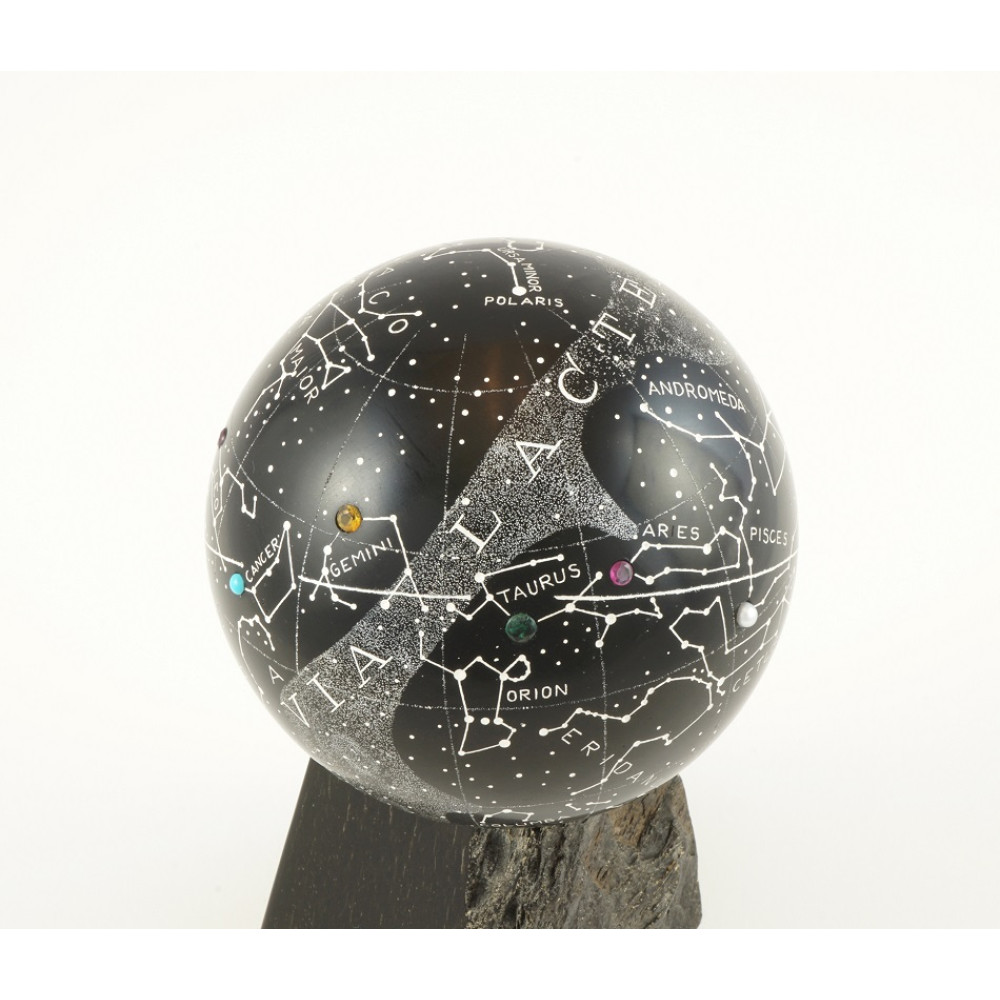 Sfera in giaietto "Costellazioni" diam. 8 cm