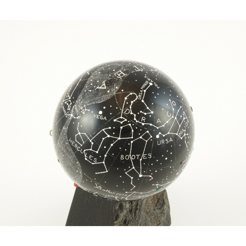 Sfera in giaietto "Costellazioni" diam. 8 cm