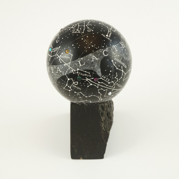 Sfera in giaietto "Costellazioni" diam. 8 cm