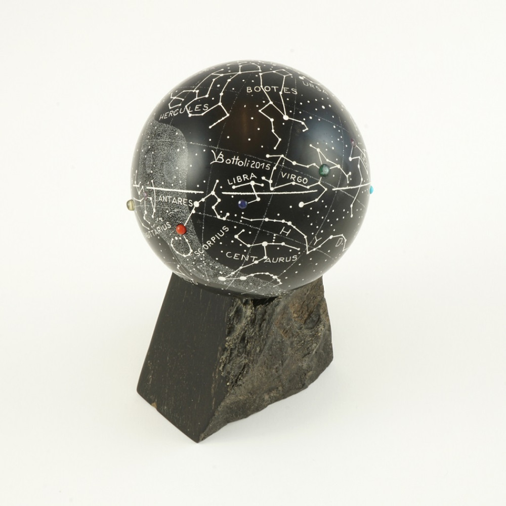Sfera in giaietto "Costellazioni" diam. 8 cm