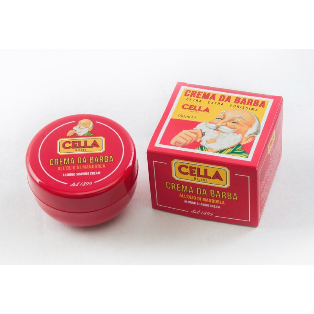 Cella Crema da Barba all'olio di mandorla 150 g