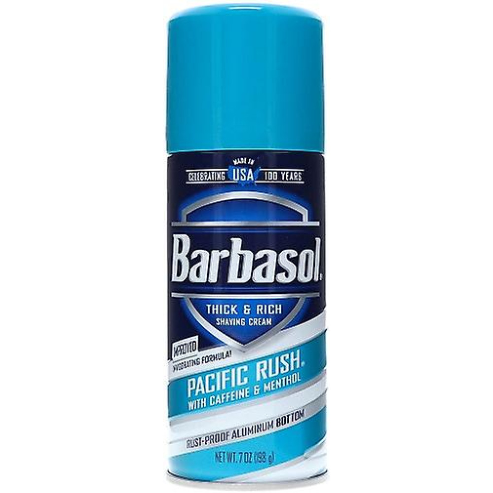 Barbasol Shaving Cream Pacific Rush Formula 198 g