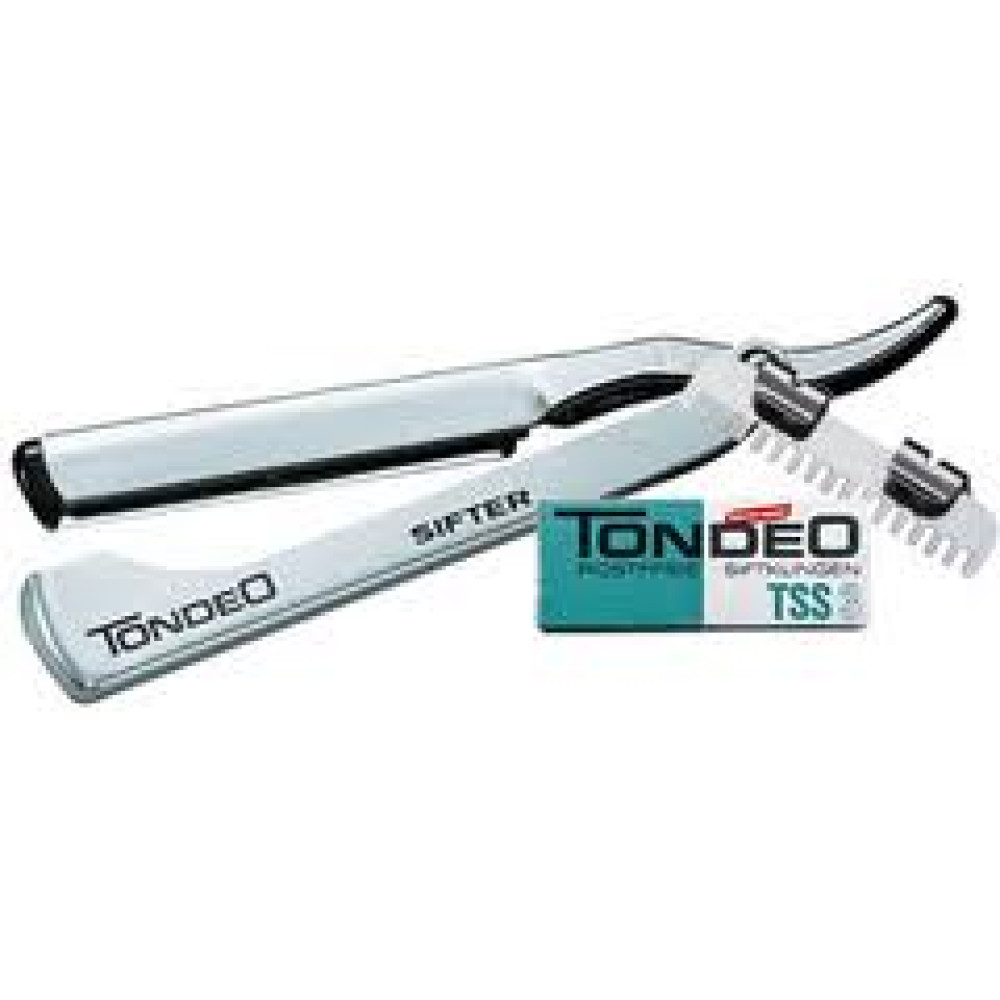 Tondeo rasoio con 10 lamette lunghe TSS3 + pettine Tondeo rasoio con 10 lamette lunghe TSS3 + pettine