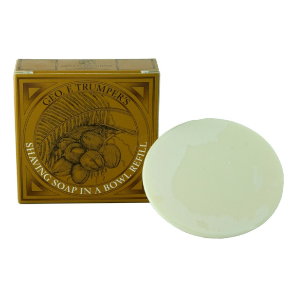 Coconut Oil Refill Shaving Soap Wooden Bowl 80 g - Geo F. Trumper Coconut Oil Refill Shaving Soap Wooden Bowl 80 g - Geo F. Trumper