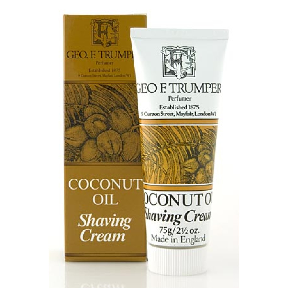 Coconut Oil Shaving Cream Tube 75 g - Geo F. Trumper Coconut Oil Shaving Cream Tube 75 g - Geo F. Trumper