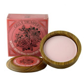 Rose Shaving Soap Wooden Bowl 80 g - Geo F. Trumper