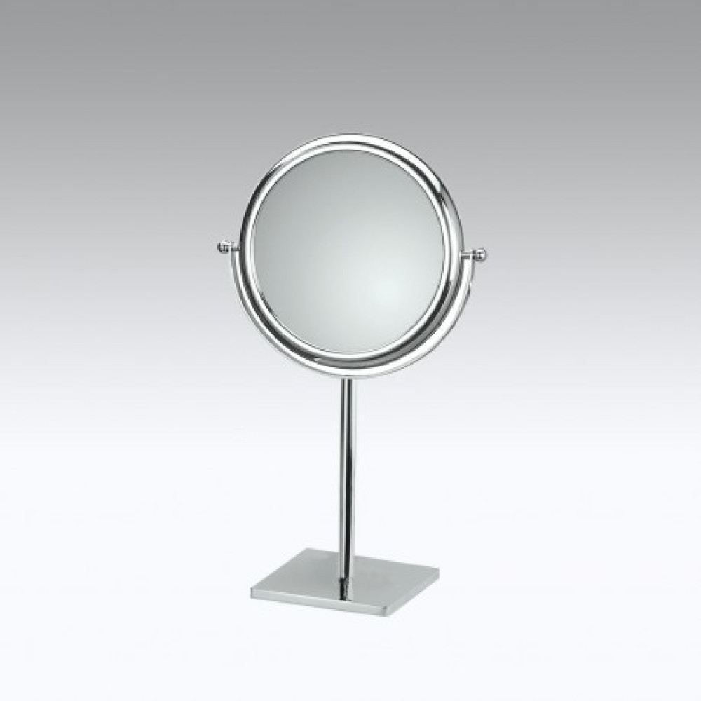Specchio tondo da tavolo bifacciale 18 cm ingrandimento X6 mod."Doppiolino" - Koh-I-Noor