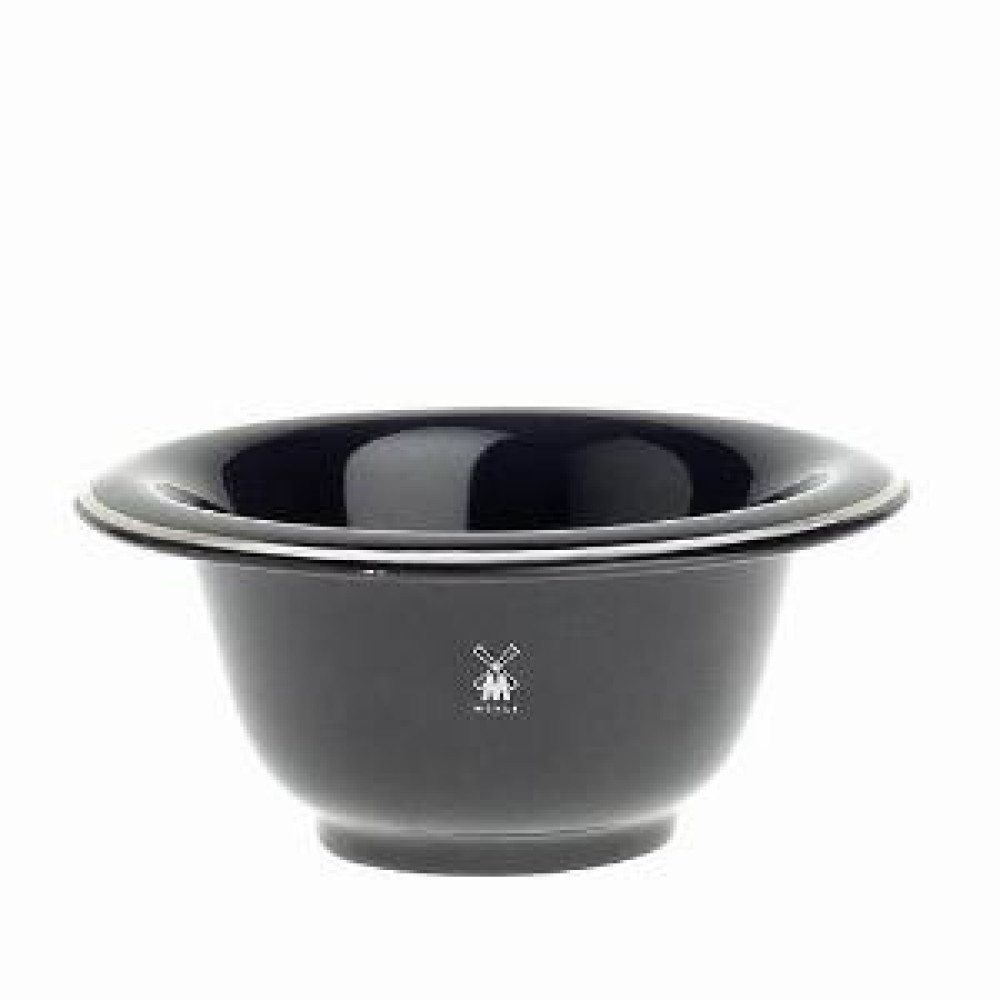 Muhle Ciotola in ceramica nera per sapone da barba