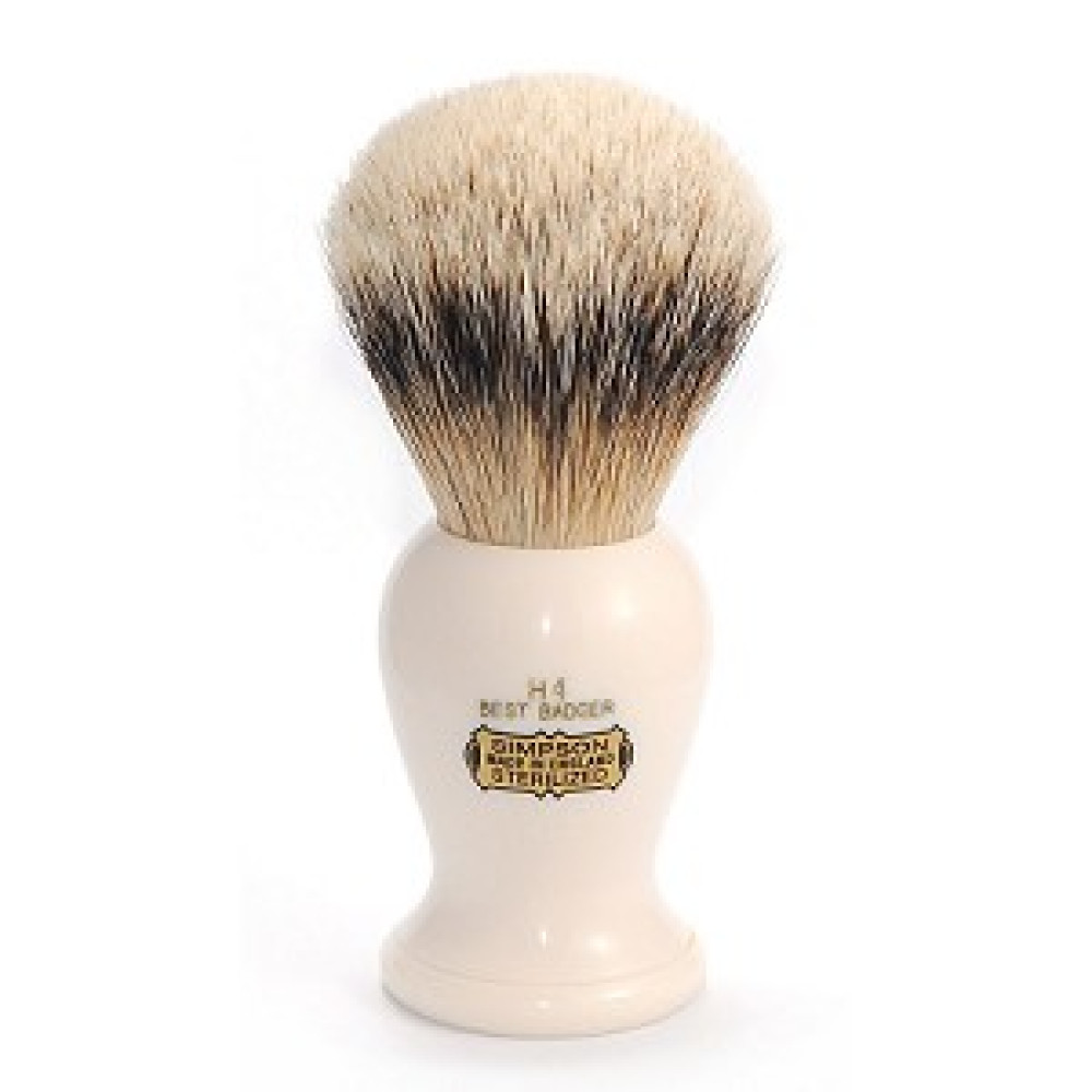 HARVARD 4 Best Badger Pennello da barba in tasso manico in resina avorio Simpsons