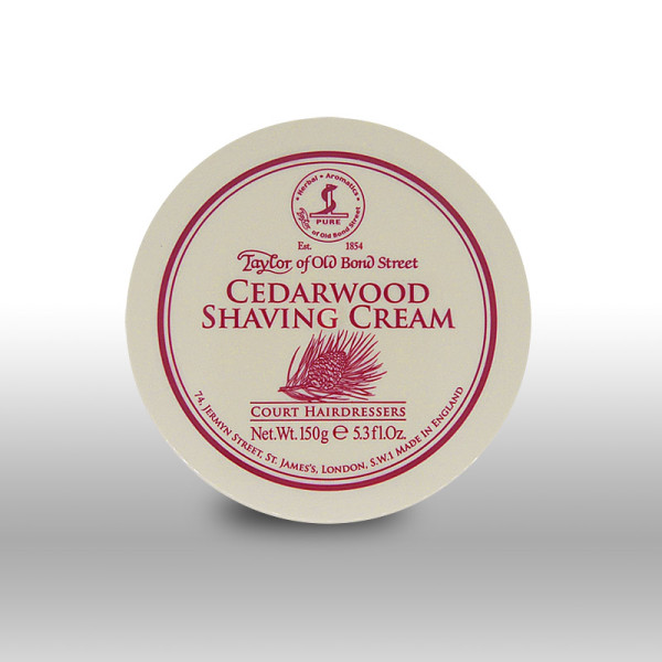 Cedarwood Shaving Cream Bowl 150 g