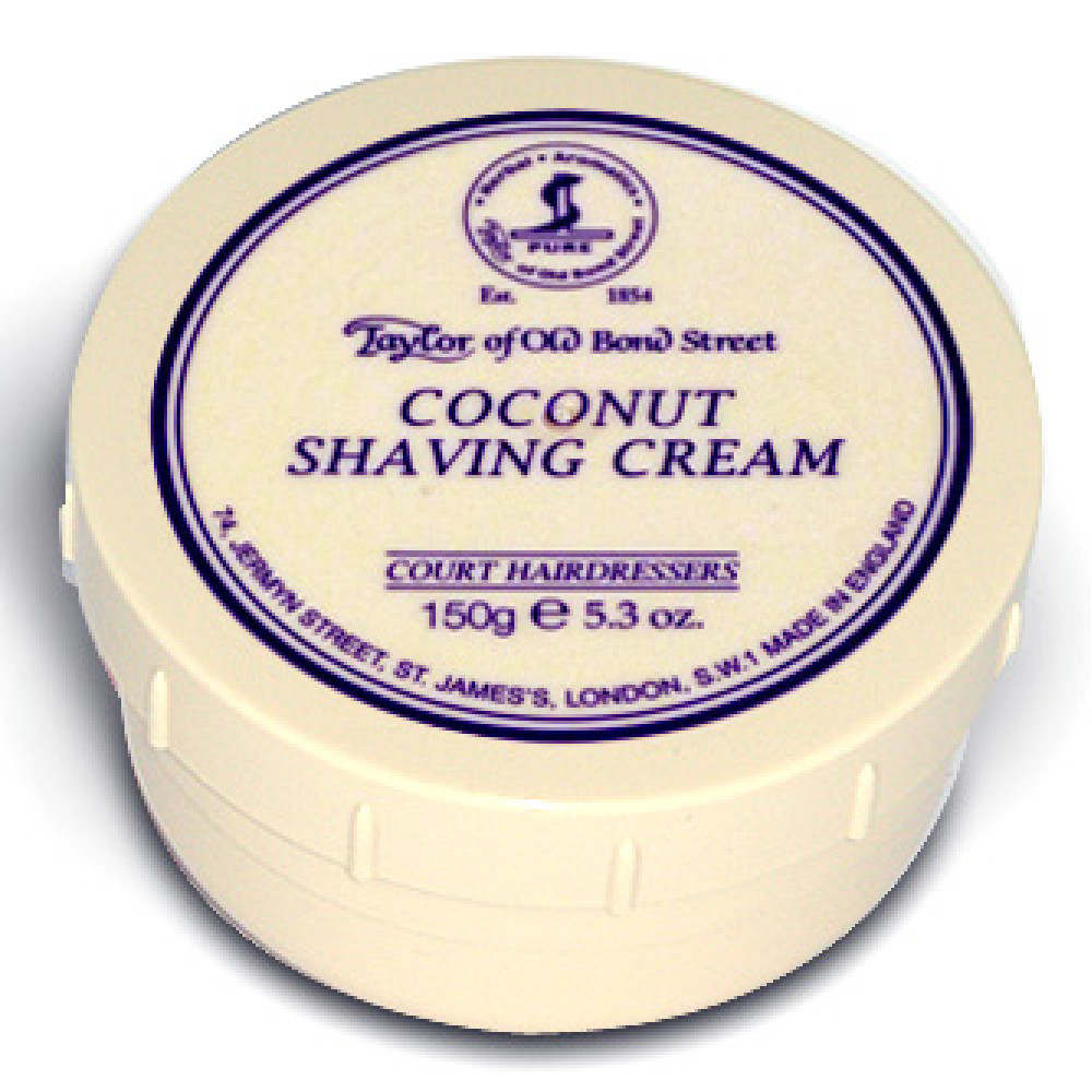 Coconut Shaving Cream Bowl 150 g Coconut Shaving Cream Bowl 150 g