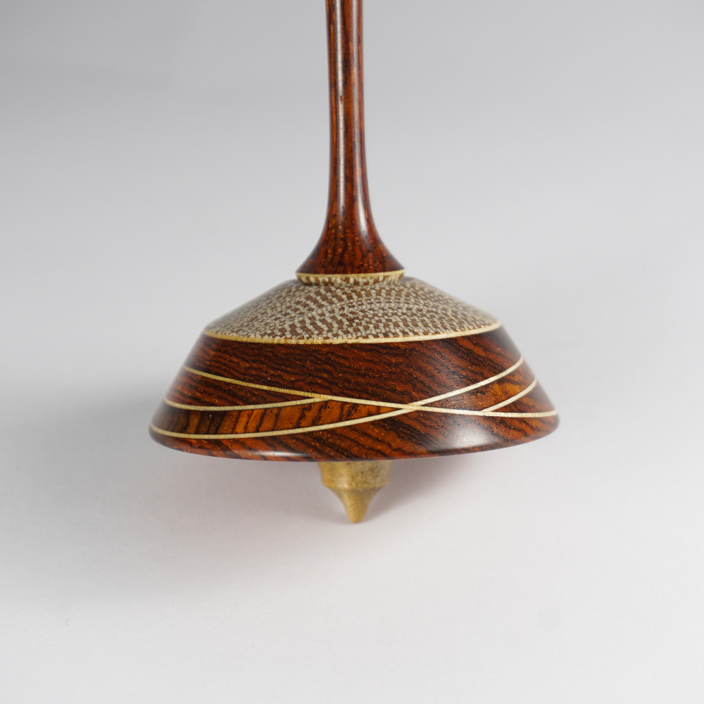 Trottola in Alpiwood e Cocobolo - Artigiano Luciano Molinari - Molieba - Esclusiva Preattoni
