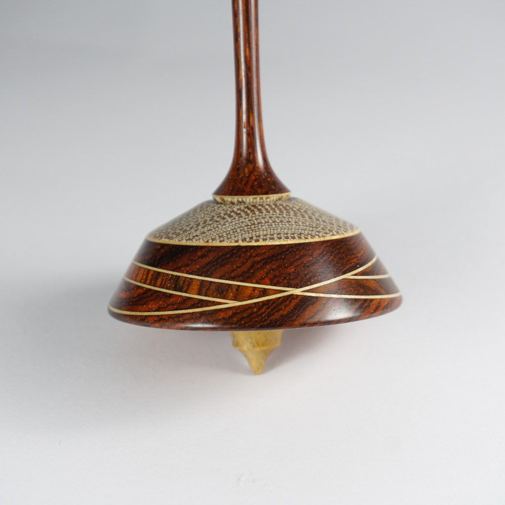 Trottola in Alpiwood e Cocobolo - Artigiano Luciano Molinari - Molieba - Esclusiva Preattoni