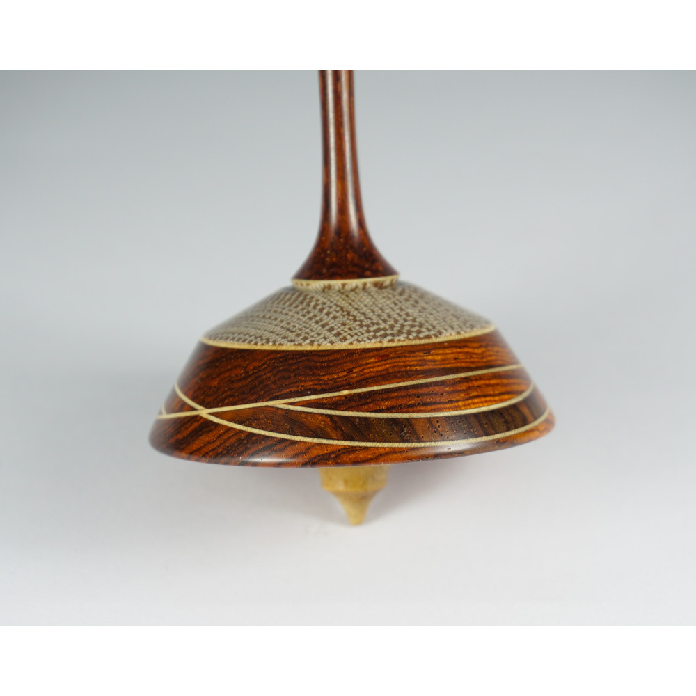 Trottola in Alpiwood e Cocobolo - Artigiano Luciano Molinari - Molieba - Esclusiva Preattoni