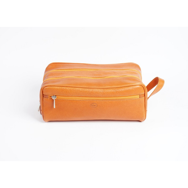 Beauty in pelle arancione grande "Preattoni"