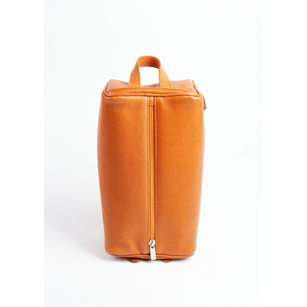 Beauty in pelle arancione grande "Preattoni"