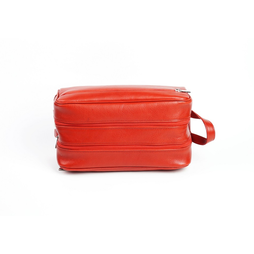 Beauty in pelle rosso grande "Preattoni"