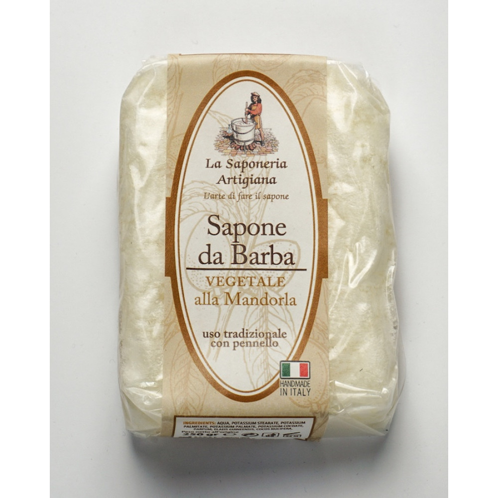 La Saponeria Artigiana - Panetto Sapone Vegetale Mandorla 250gr